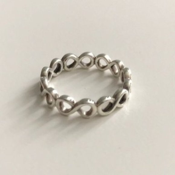 Pandora Infinity Ring ONLY 1 Size LEFT 56 = USA Size 7.5 - Picture 1 of 3